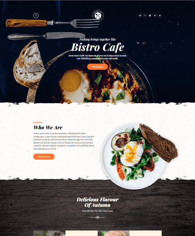Restaurant Landing Page